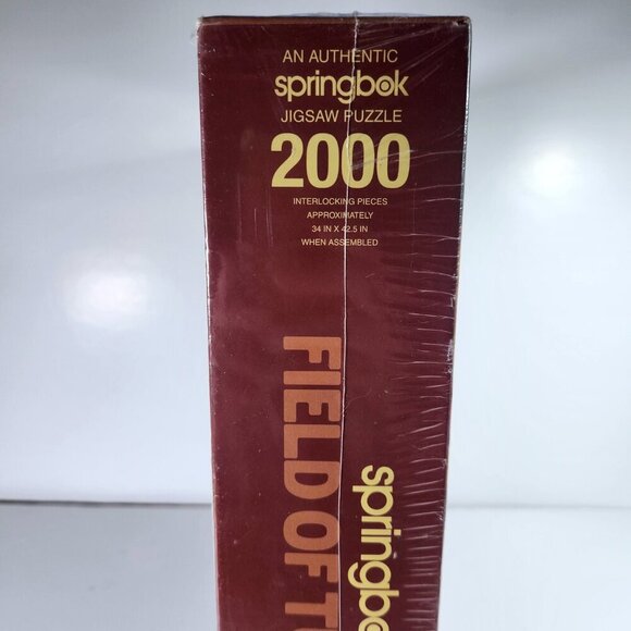 Springbok Puzzle Field of Tulips Vintage 2003 Authentic 2000 Interlocking Pieces - Picture 6 of 8